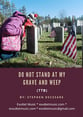 Do Not Stand At My Grave And Weep TTB choral sheet music cover